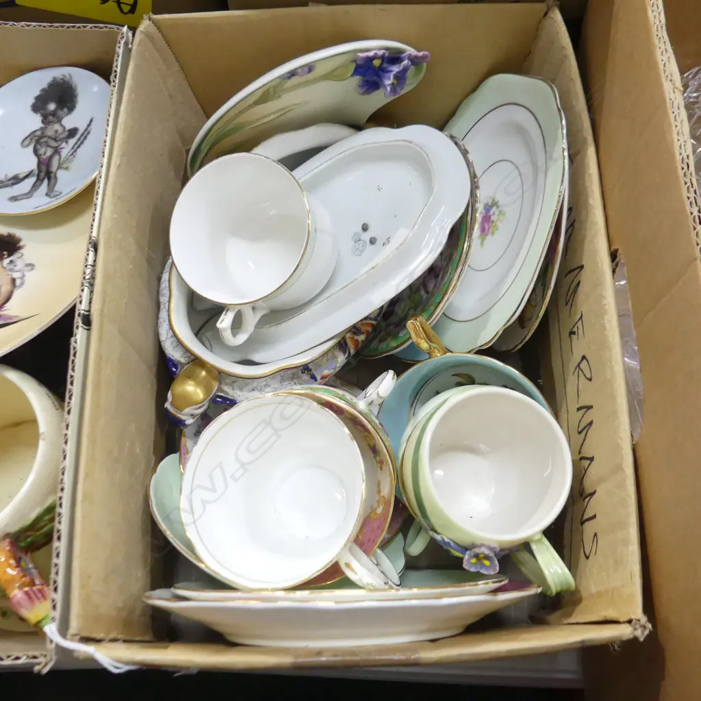 SML ROYAL WORCESTER TUREEN L.240mm + 3 TRIOS + 4 C/S Image 1++