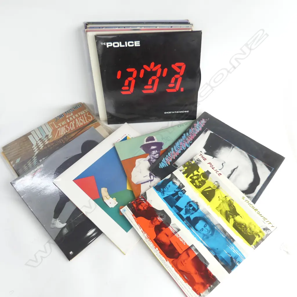 LP RECORD COLLECTION INCLUDES JONI MITCHELL/ELTON JOHN/SPANDAU BALLET/POLICE ETC Image 1++