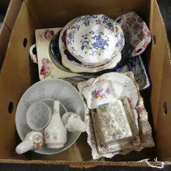 LG BOX ASST CHINA INCL ROYAL DOULTON, SHELLEY ETC..