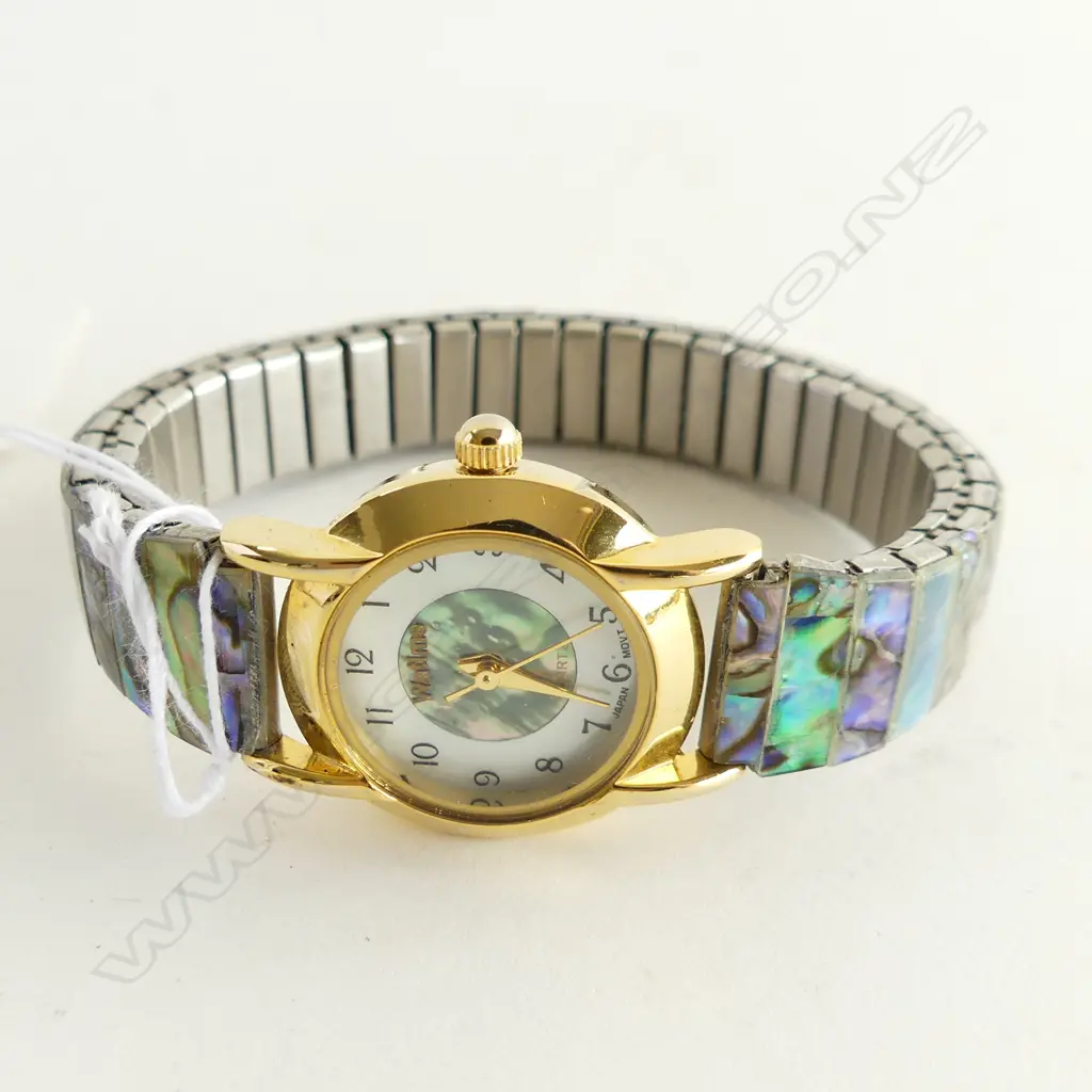 PAUA SHELL WATIME WATCH  Image 1++