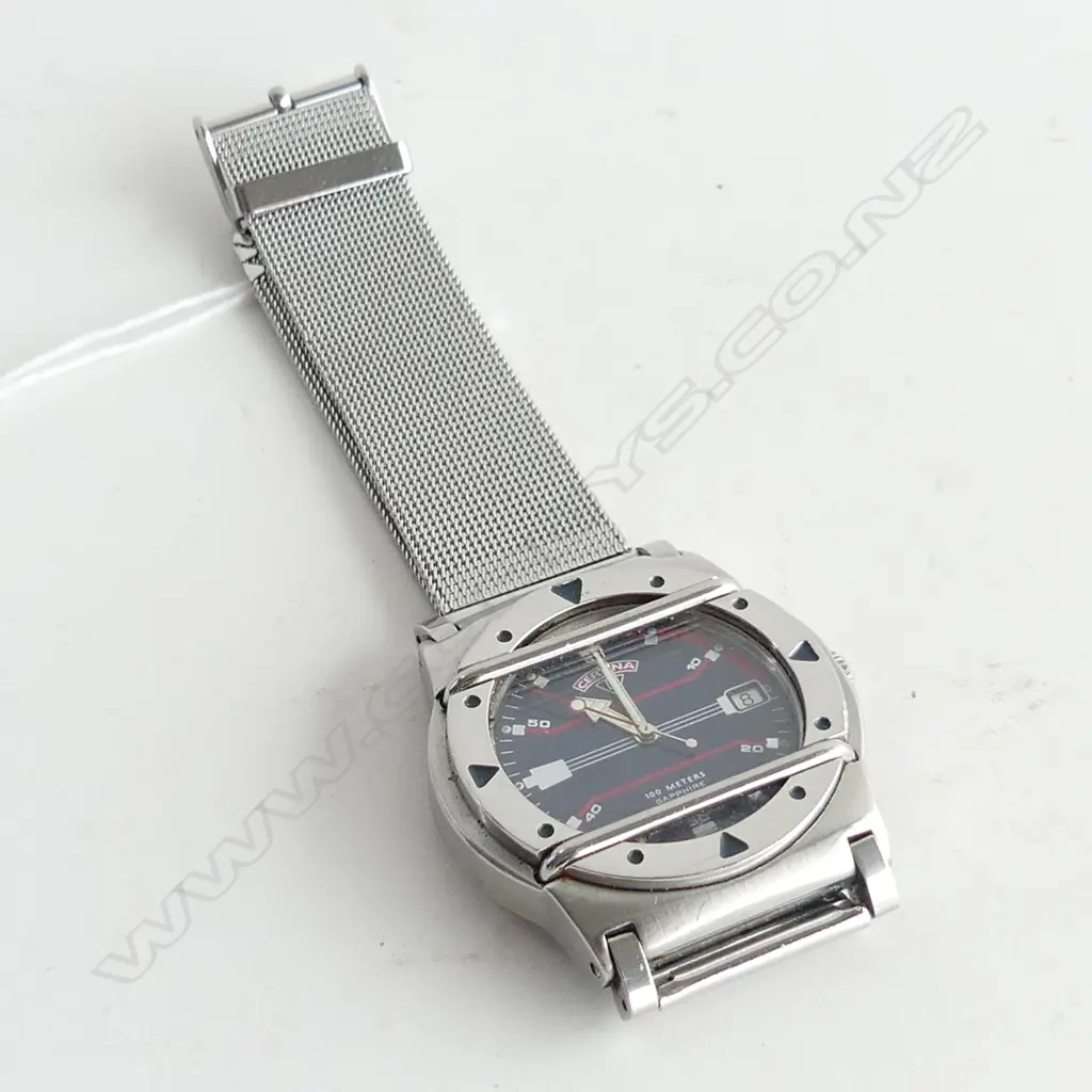 CERTINA SAPPHIRE SILVER MENS WRIST WATCH (WORKING) Image 1++