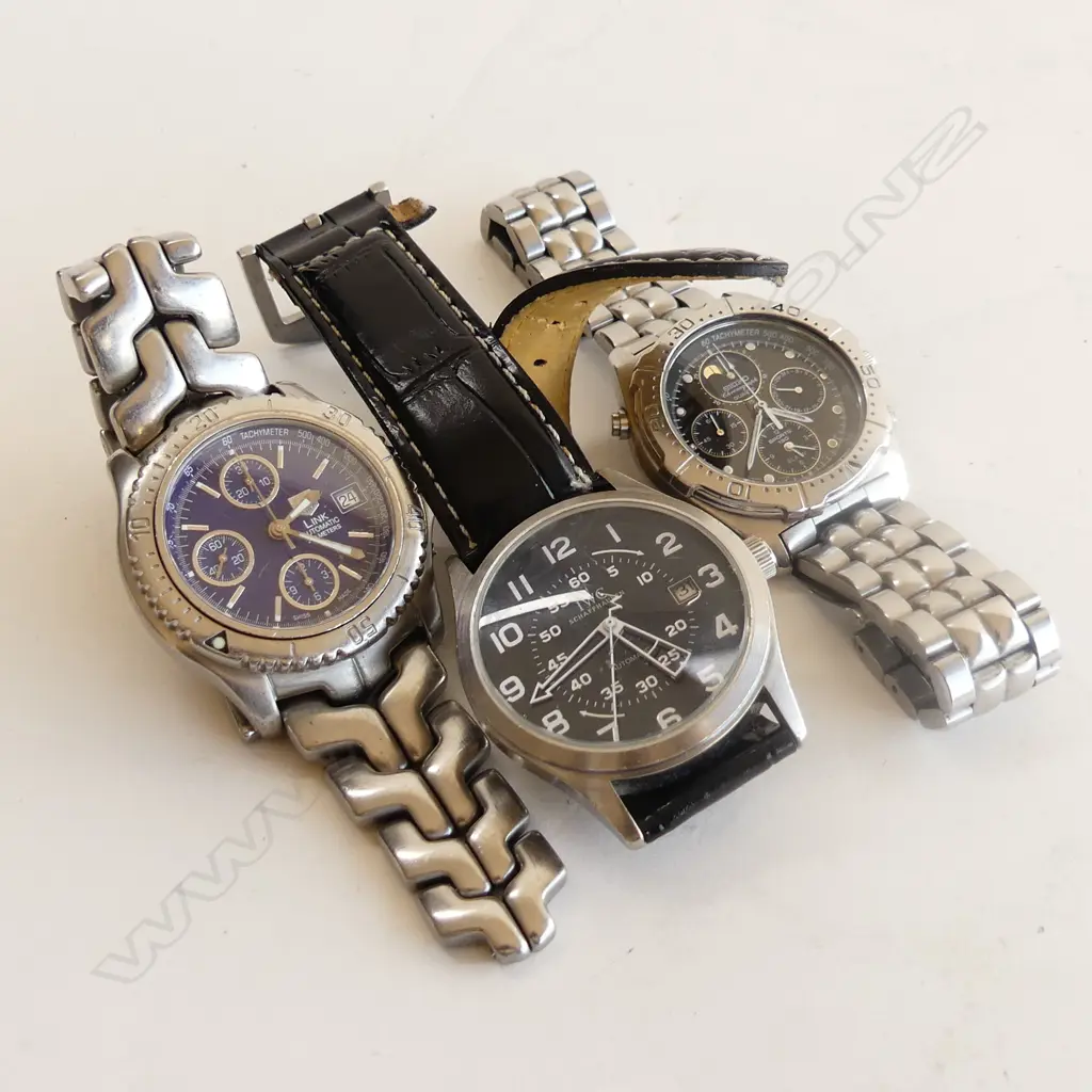 3 GENTS WATCHES: TAG LINK AUTO 200m + SEIKO CHRONO + OTHER IWC COPY? Image 1++