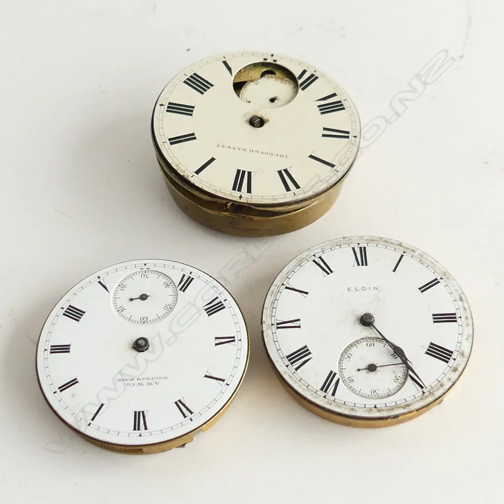 BAG ANTIQUE FOB WATCH MECHANISMS   Image 1++