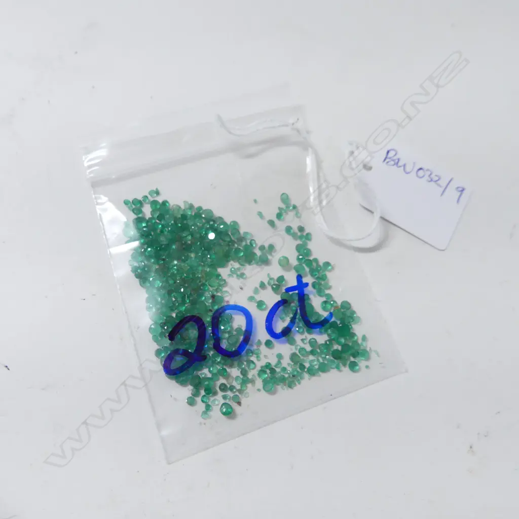 20ct FACETED EMERALDS AF Image 1++