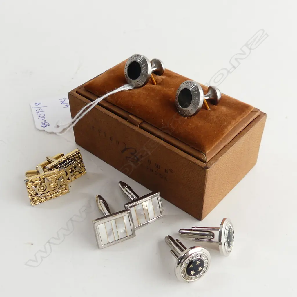 4 PRS CUFFLINKS, MONTBLANC ETC Image 1++