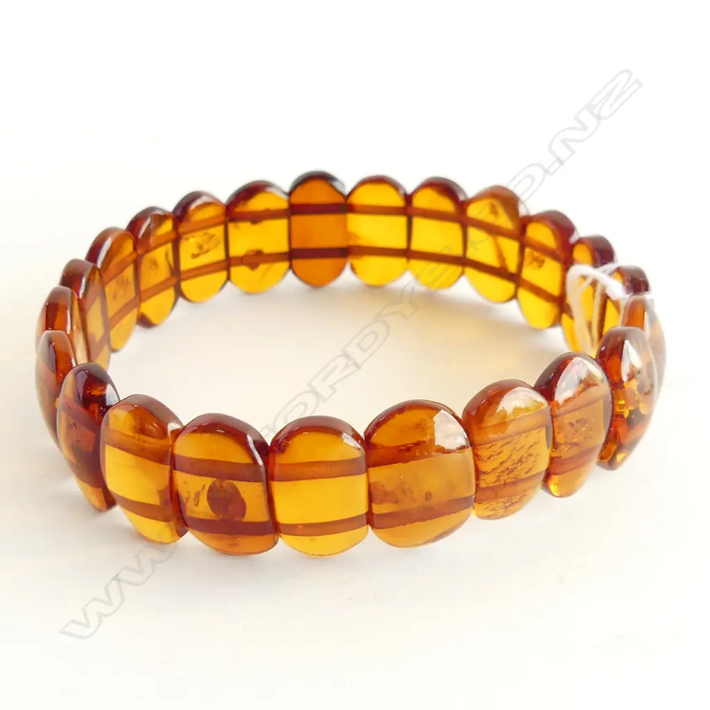GENUINE AMBER BEAD BRACELET  Image 1++