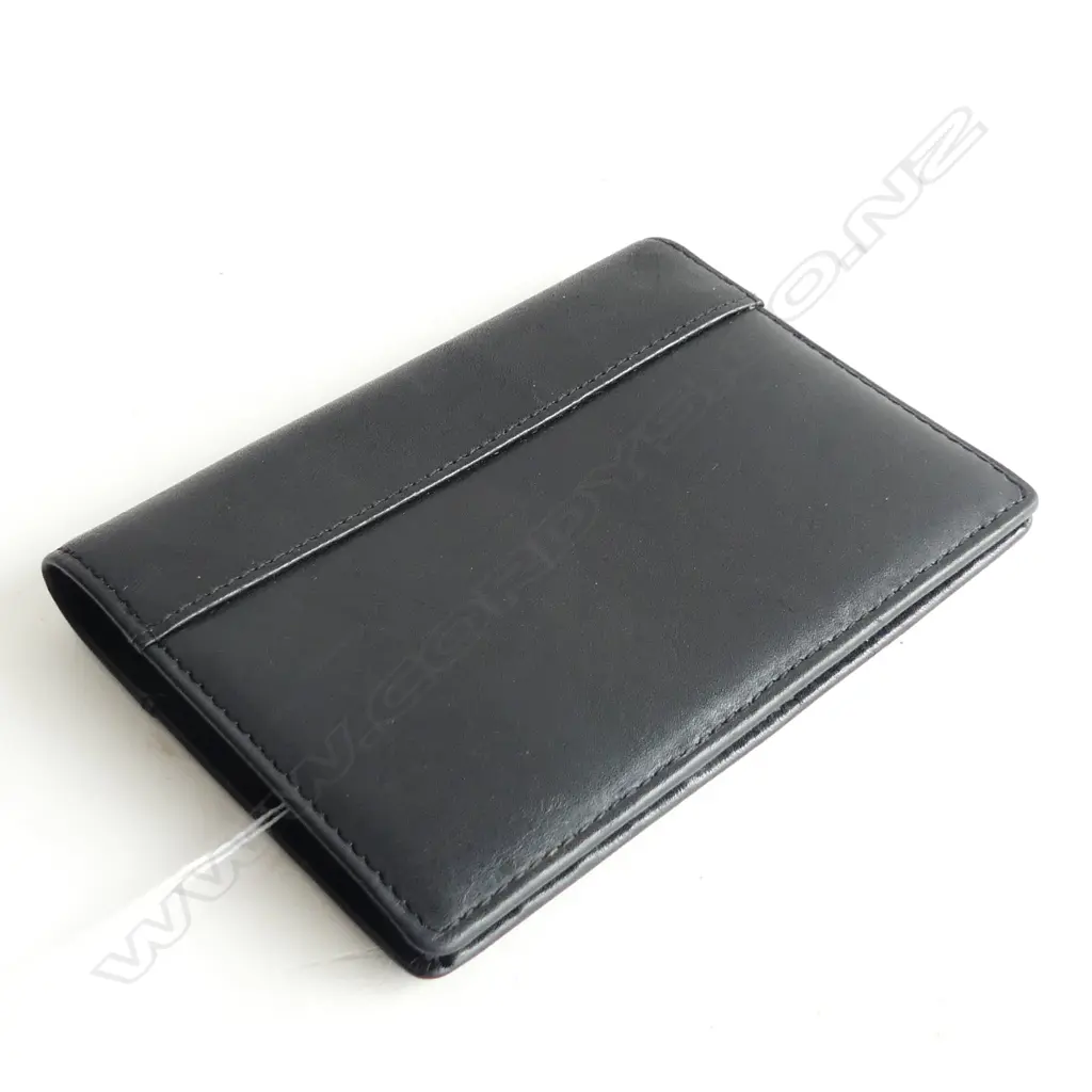 GENUINE LACOSTE BLACK LEATHER WALLET  Image 1++