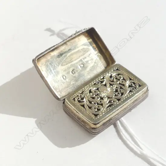 GEO IV SILVER VINAGRETTE BY Joseph Willmore (17839)