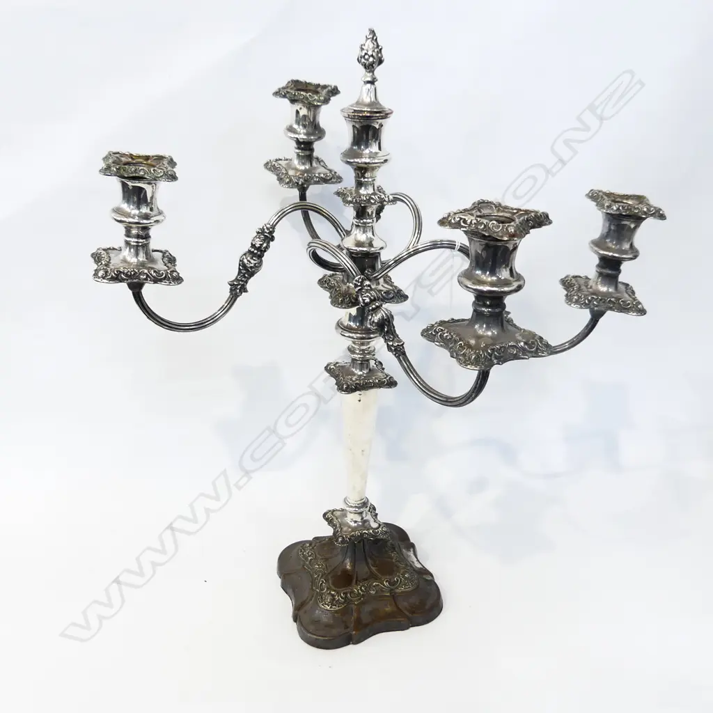 VINTAGE 4 ARM EP CHANDELABRAH H.550mm Image 1++