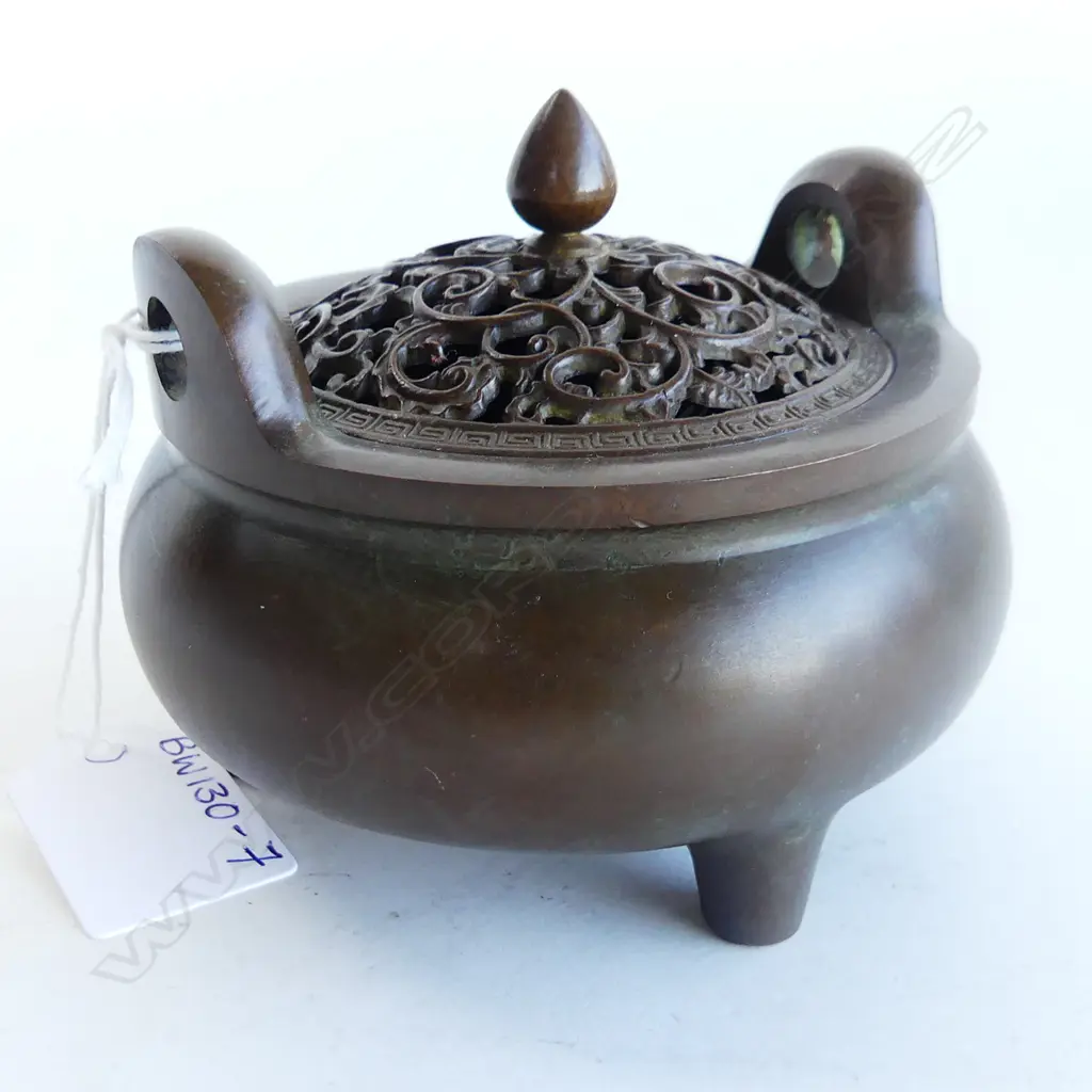 CHINESE BRONZE CENSOR Image 1++