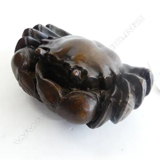 ORIENTAL BRONZE CRAB L. 75MM