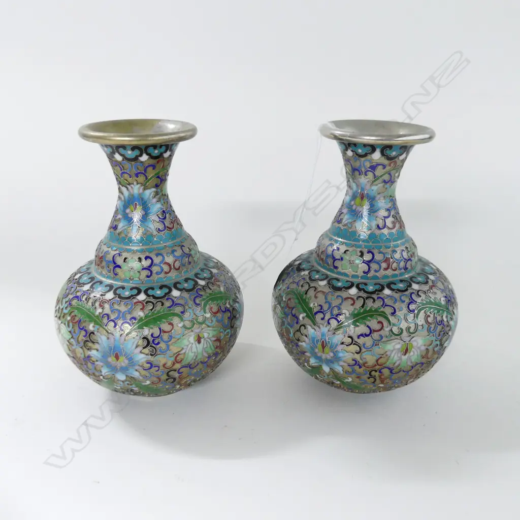 PR CLOISONNE VASES H.150mm Image 1++