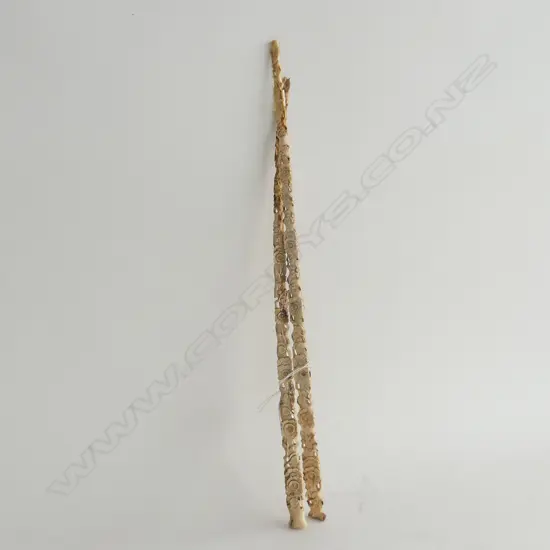 PR FLORAL CARVED CHINESE IVORY  PCS L350MM