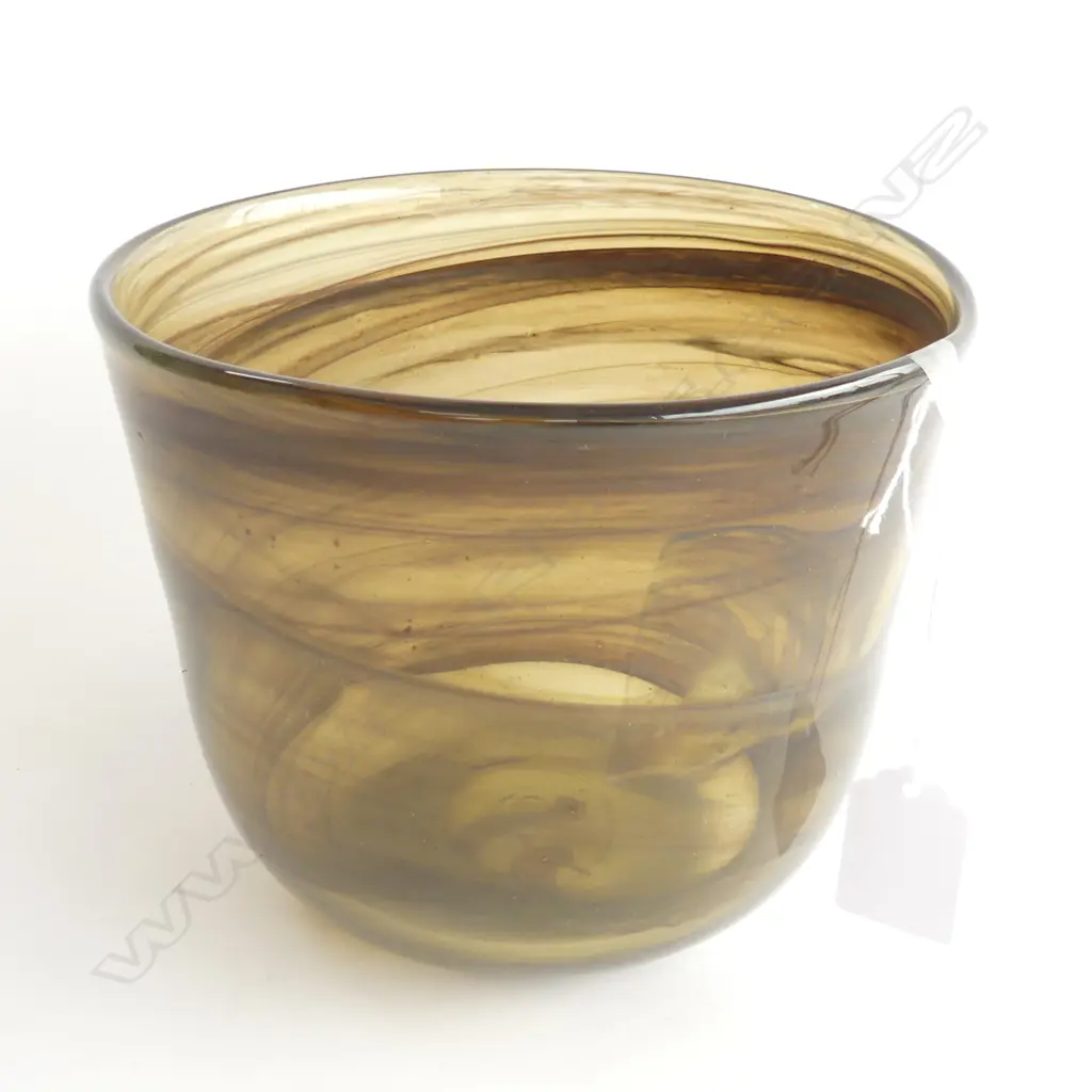 TONY KUIPERS ART GLASS BOWL H.140mm / 170mm dia Image 1++