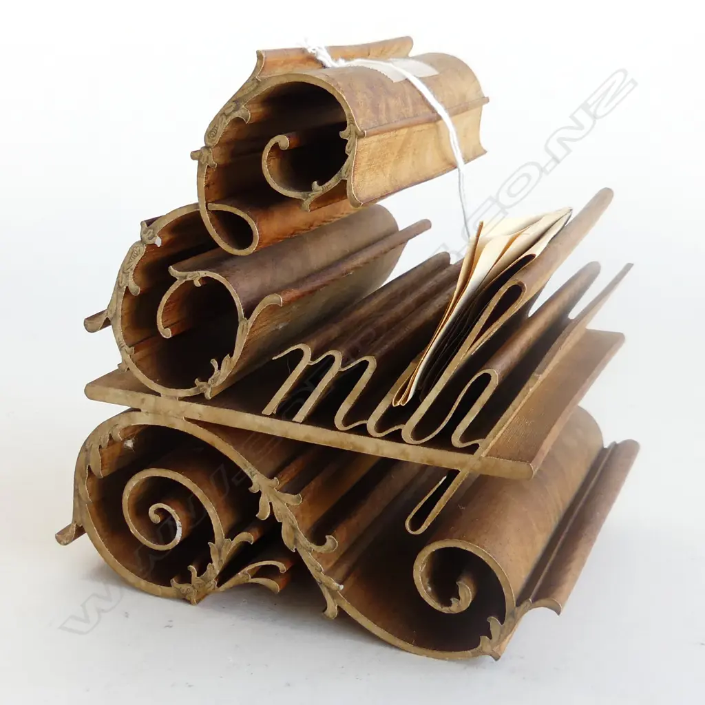 FRENCH CARVED WOODEN 'EMILY' H.140mm Image 1++