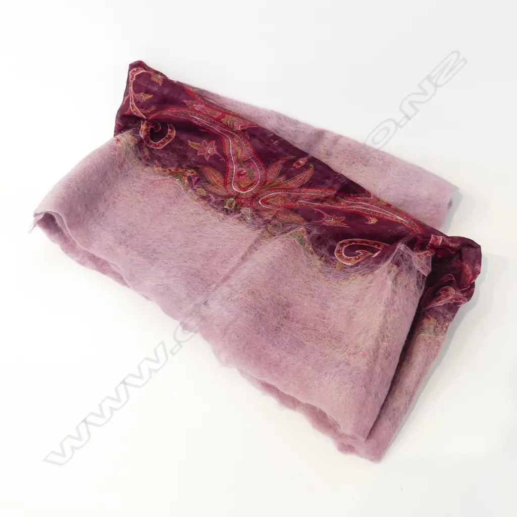 HANDMADE, ONE OF A KIND, SILK & FELTED WOOL SCARF  Image 1++