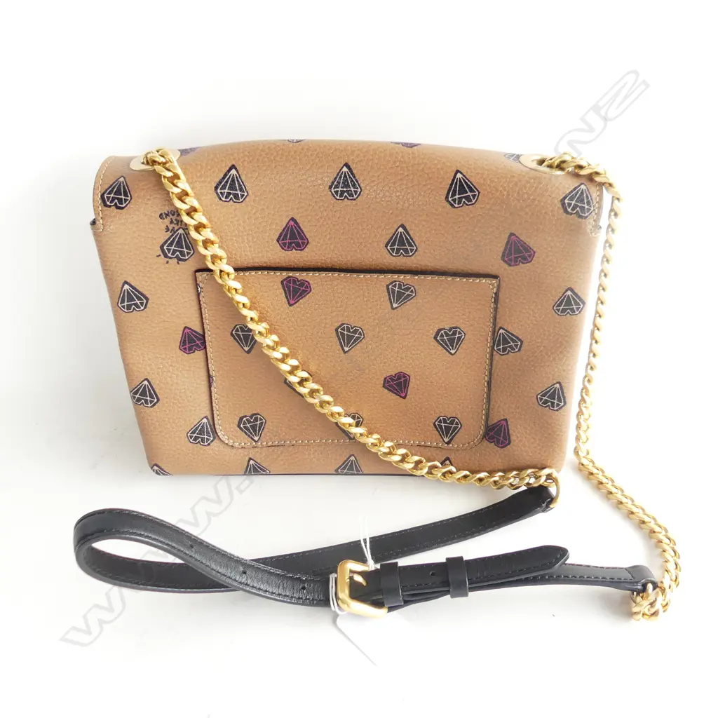 JILL STUART SHOULDER BAG 'LOVE LIKE DIAMOND' W.220mm  Image 1++