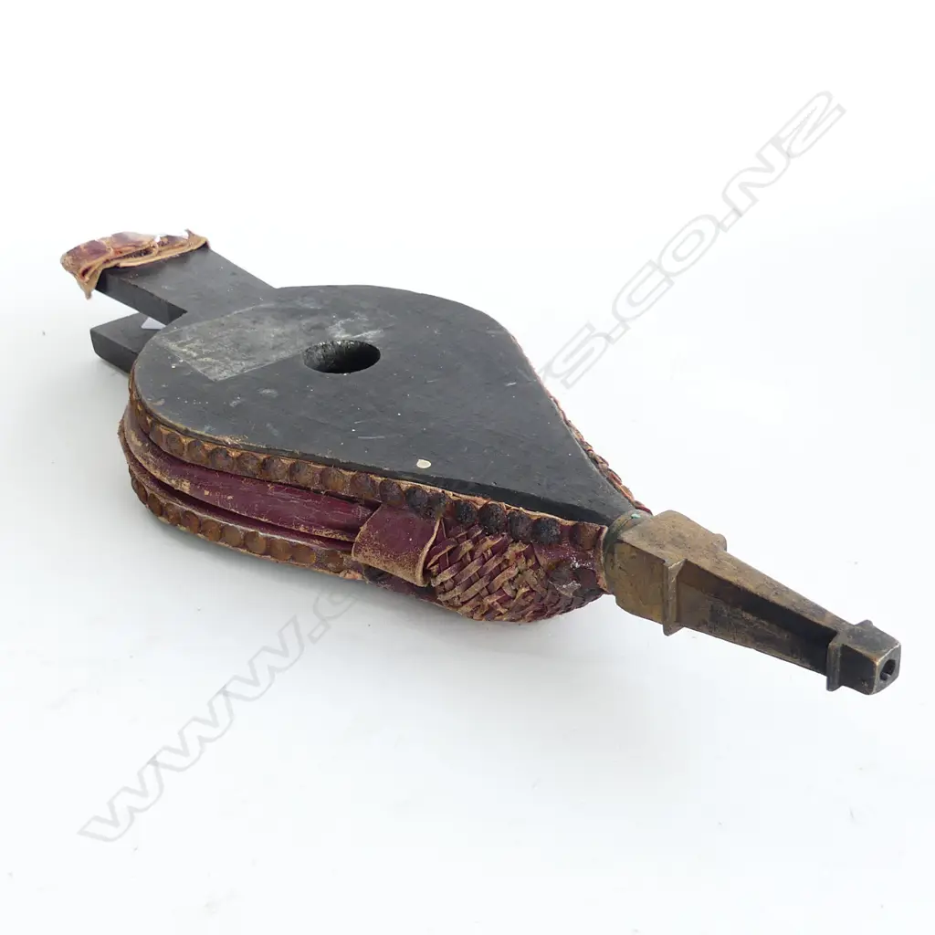ART NOUVEAU STYLE FIRE BELLOWS, L. 410MM Image 1++