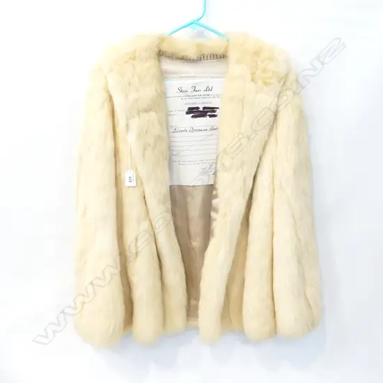 BLONDE POSSUM JACKET (with1985 insurance for $1000)