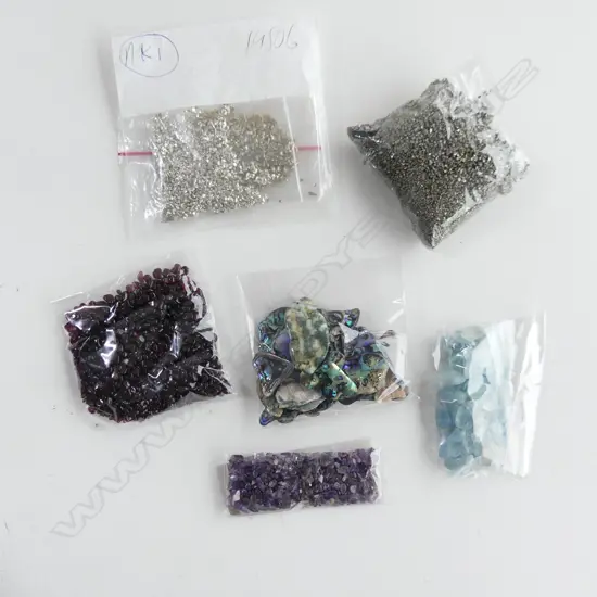 Bag of small semi precious stone chips