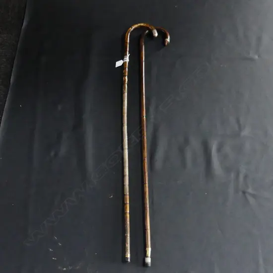 2 WALKING STICKS; STG TRIM & OTHER L.940mm