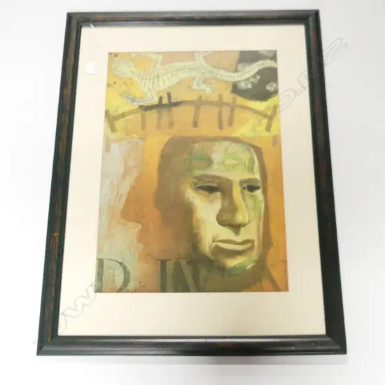 TOM WOOD POSTER 'MUSEUM OF MANKIND' 1989 650x460mm