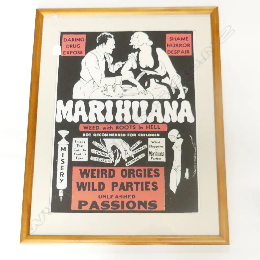 MARIHUANA POSTER 580x440mm Image 1++