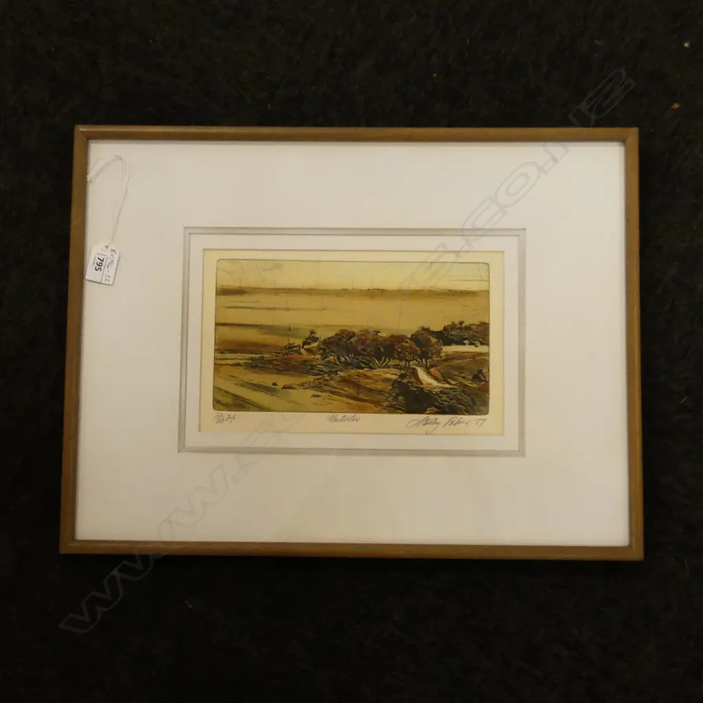 STANLEY PALMER 'WAITOITOI' ORIGINAL PRINT 22/60 SIGNED & DATED '77 155x260mm Image 1++