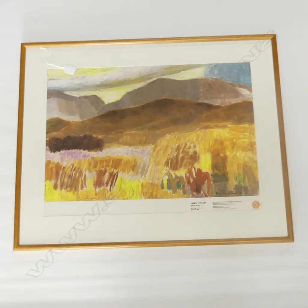 HELEN STEWART 'DESERT ROAD' LTD. ED PRINT 410x580mm Image 1++