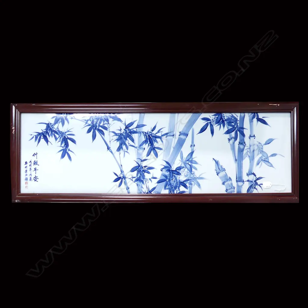 B/W STUDIO PORCELAIN TILE BAMBOO 305x1125mm SIGNED Image 1++