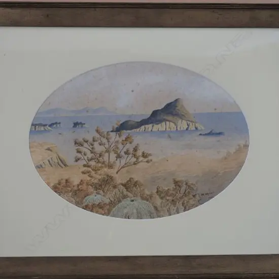 WYKES, M, COASTAL LANDSCAPE, PRINT