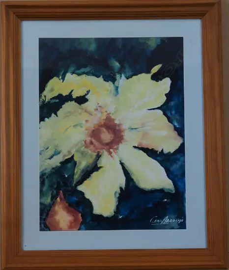 COOS AARDEMA (DUTCH) FLOWERS, PRINT, 580mm x 480mm Image 1++