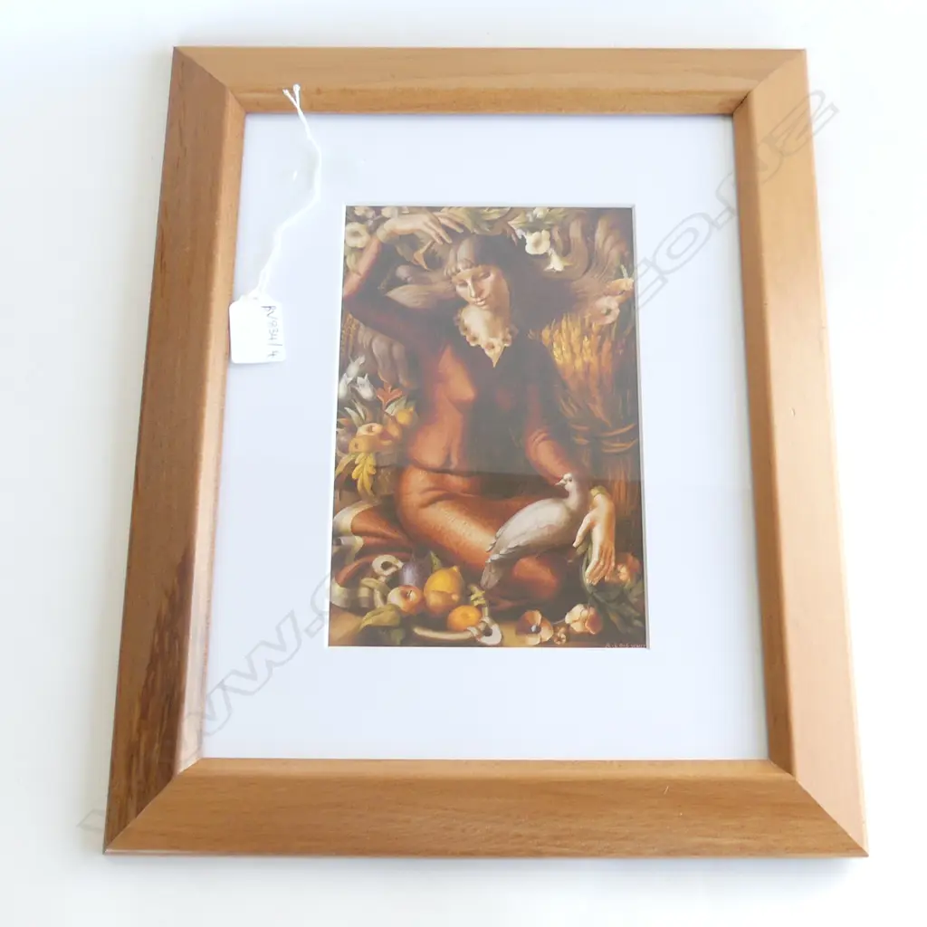 A. LOIS WHITE PRINT 'ODE TO AUTUMN' 1945 215x135mm Image 1++