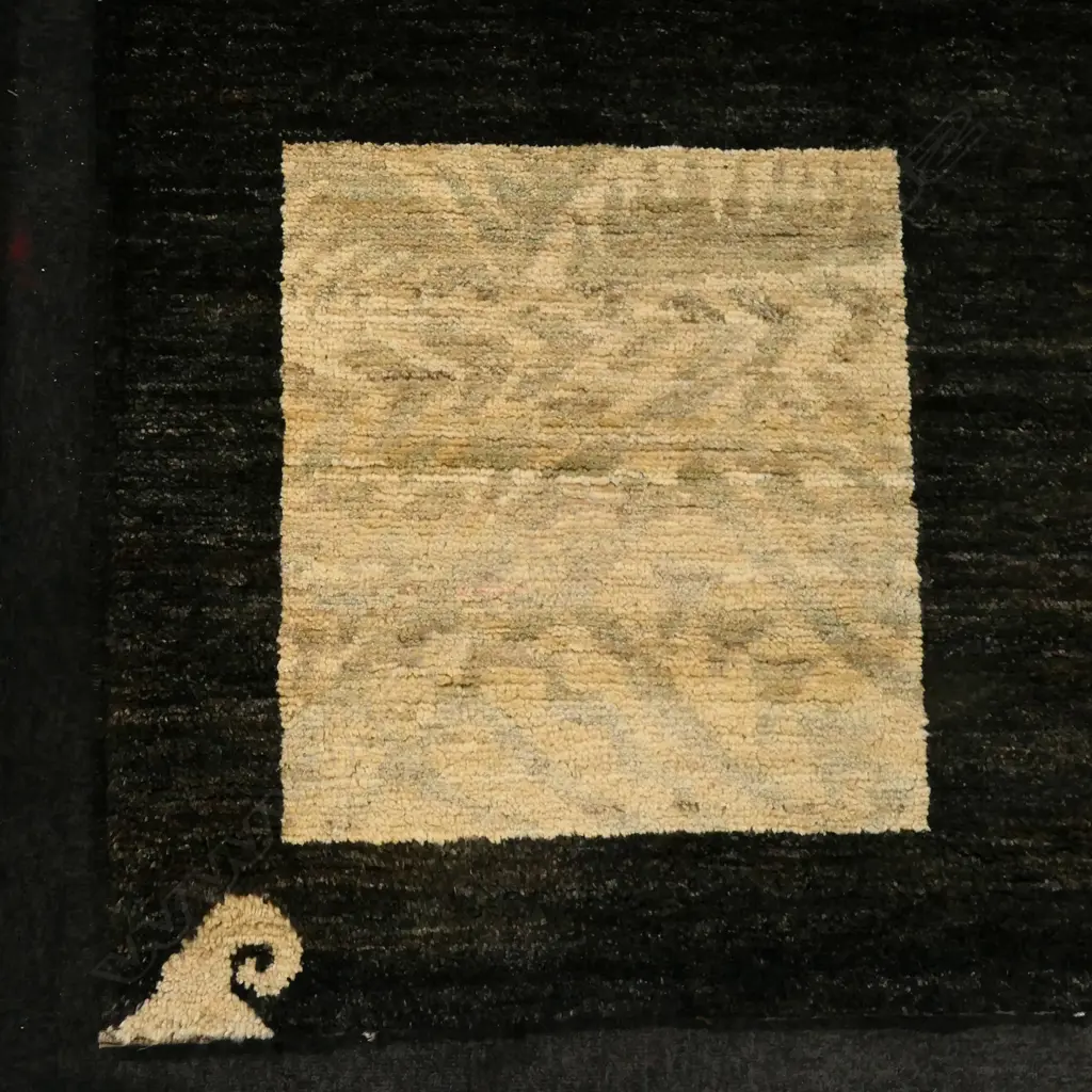 HUNDERTWASSER DESIGNED HAND-KNOTTED GABBEH RUG, 2350 X 1750mm Image 1++