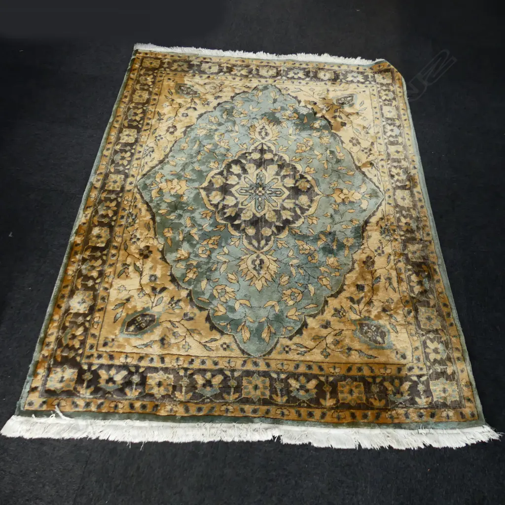 LG MACHINED RUG - BLUE & FAWN TONES 1800x2500mm Image 1++