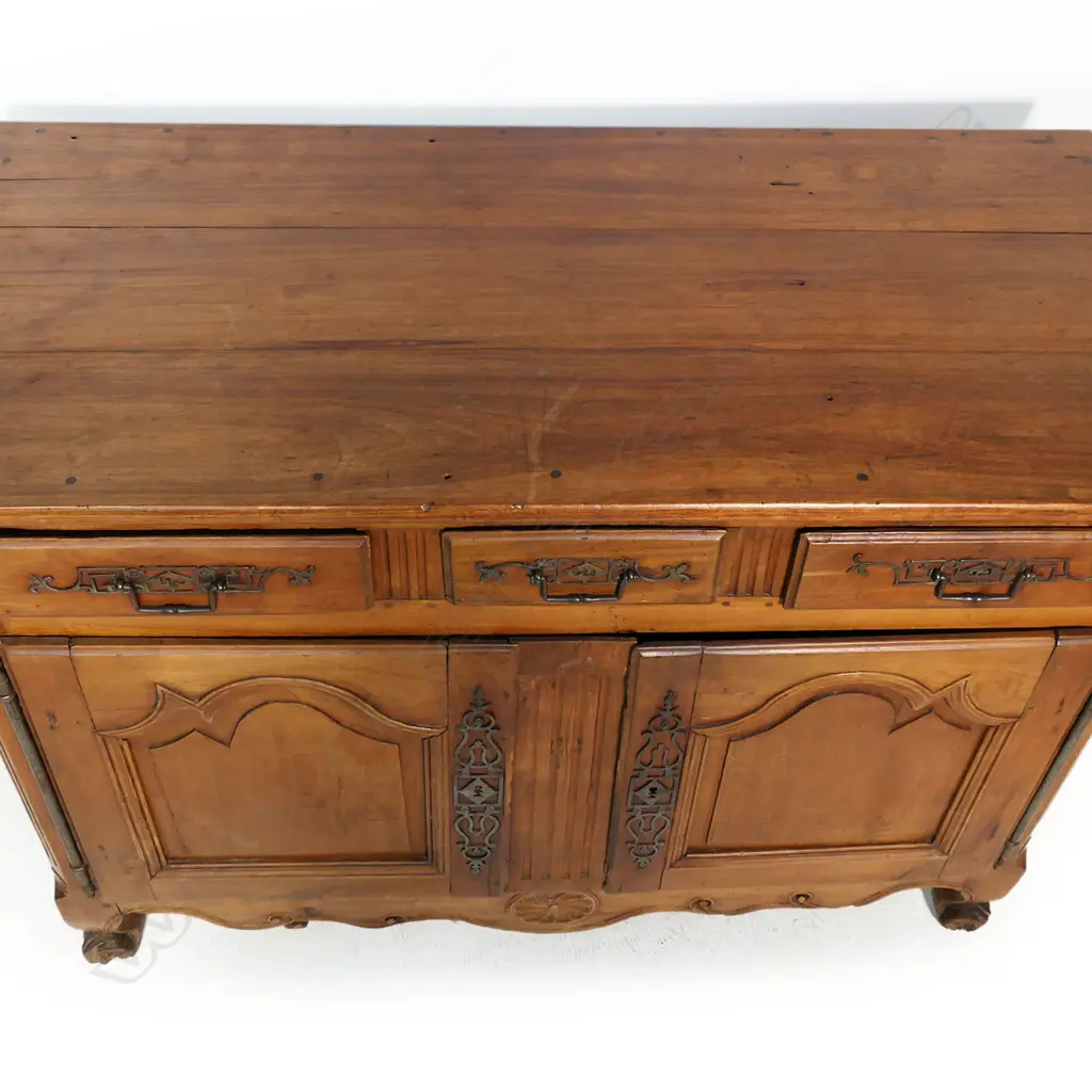 19thC FRENCH 3 DRAWER DRESSER OVER 2 CUPBOARDS Image 1++