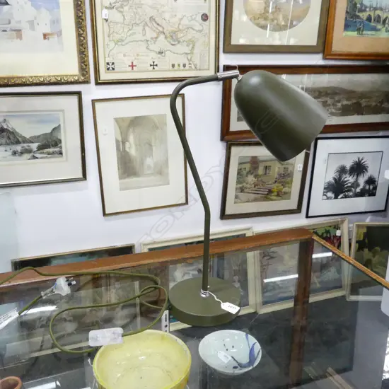 FREEDOM FURNITURE TILFORD TABLE LAMP DARK GREEN H.480mm