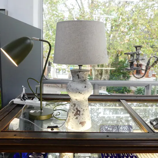 CONTEMPORARY LAMP - FREEDOM FURNITURE 'GENTRY TABLE LAMP GREY' H.550mm