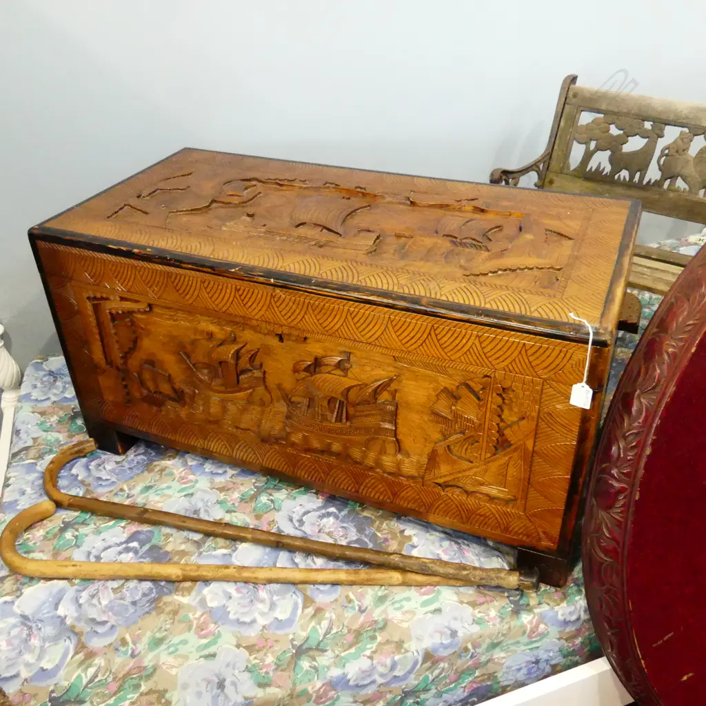 CAMPHOR CHEST - ENGLISH MAKE 900x440x460mm Image 1++