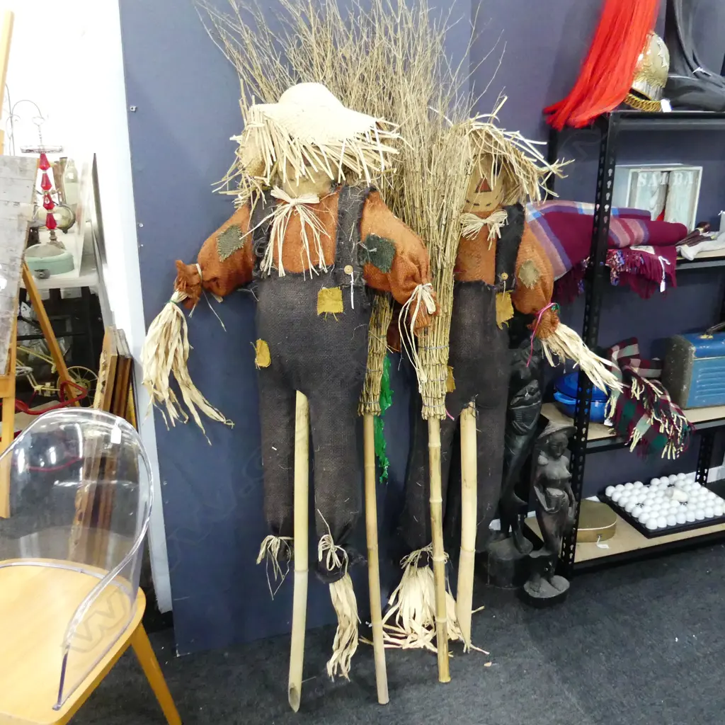 PR LG SCARECROWS w. BROOMS H.1600mm Image 1++