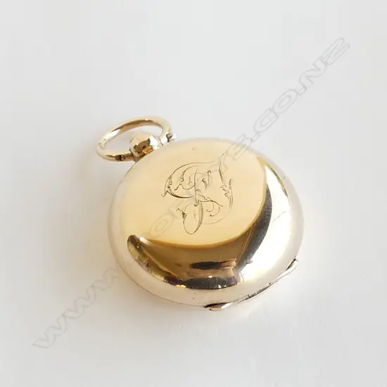 9CT GOLD SOVEREIGN CASE BIRMINGHAM 1915 16.60gm