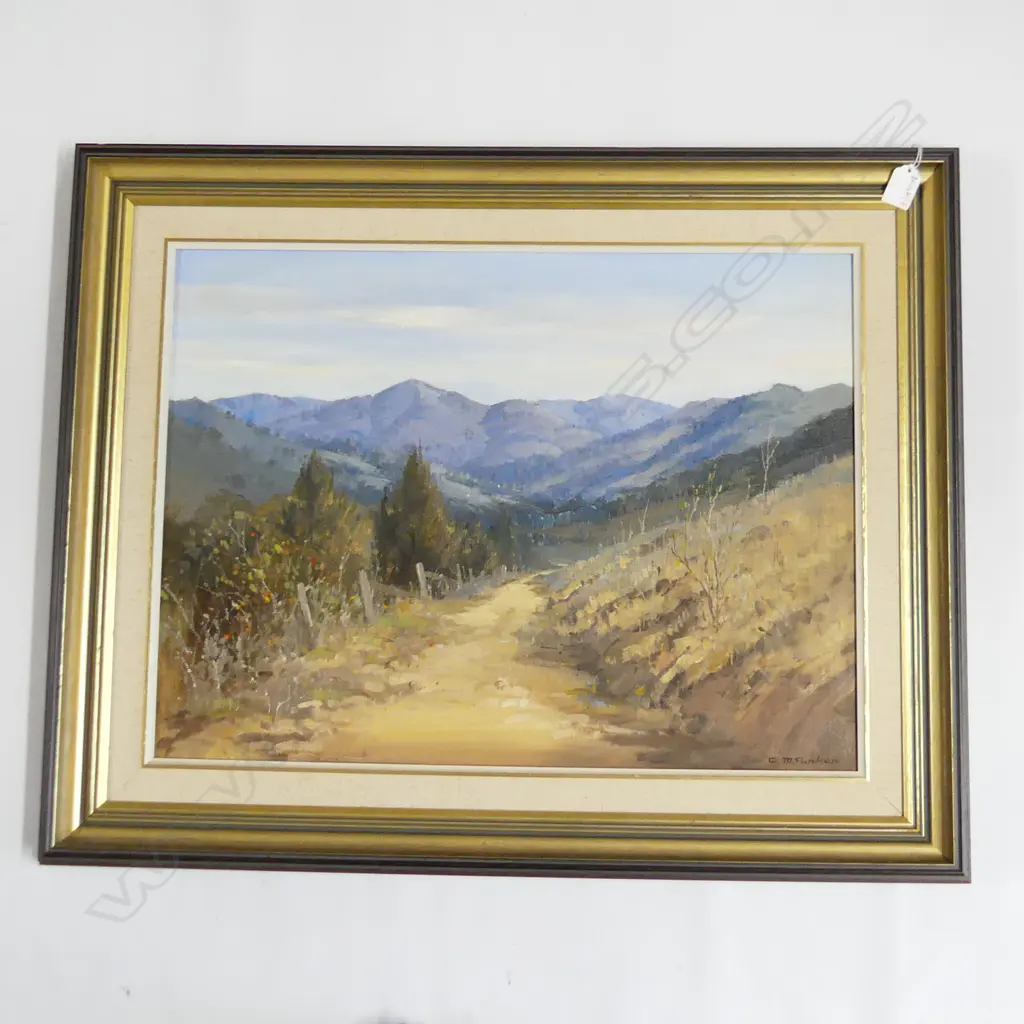 COLLEEN PARKER 'THE ROAD TO SOFALA' OIL ON BOARD 440x595mm Image 1++
