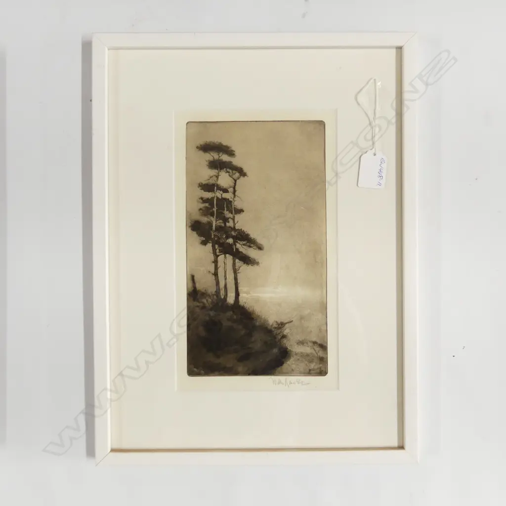 WILLIAM RAWSON (1965-1949 U.K.) DRYPOINT ETCHING 260 x 150mm Image 1++