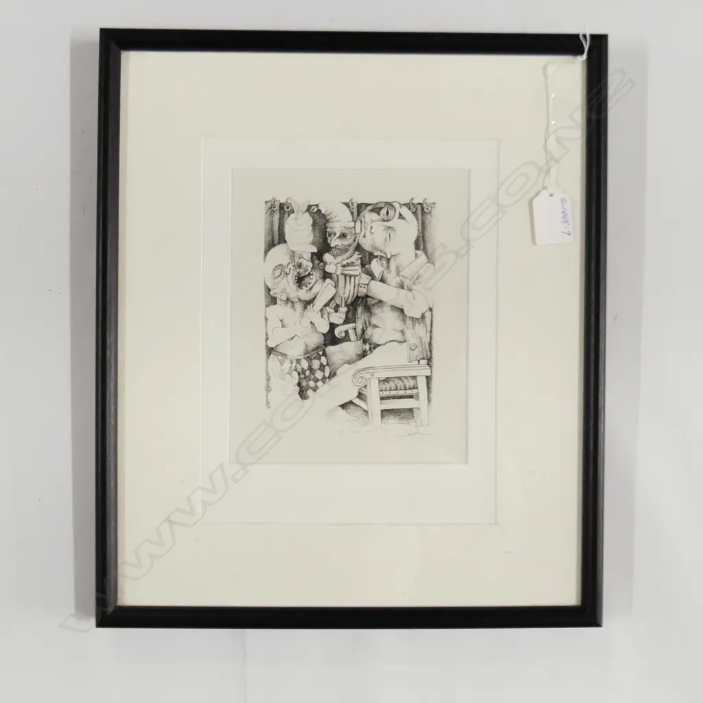 TERRY DWYER ETCHING 'ALL I EVER ASKED FOR' signed & entitled 180 x 150mm Image 1++