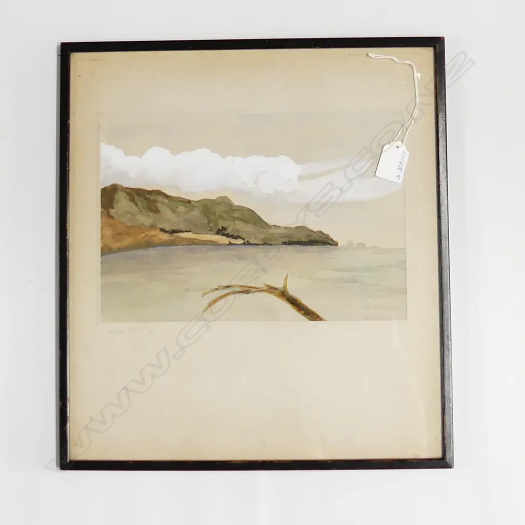 ARTIST UNKNOWN W/C 'TASMAN BAY '65' entitled. 190 x 275mm Image 1++