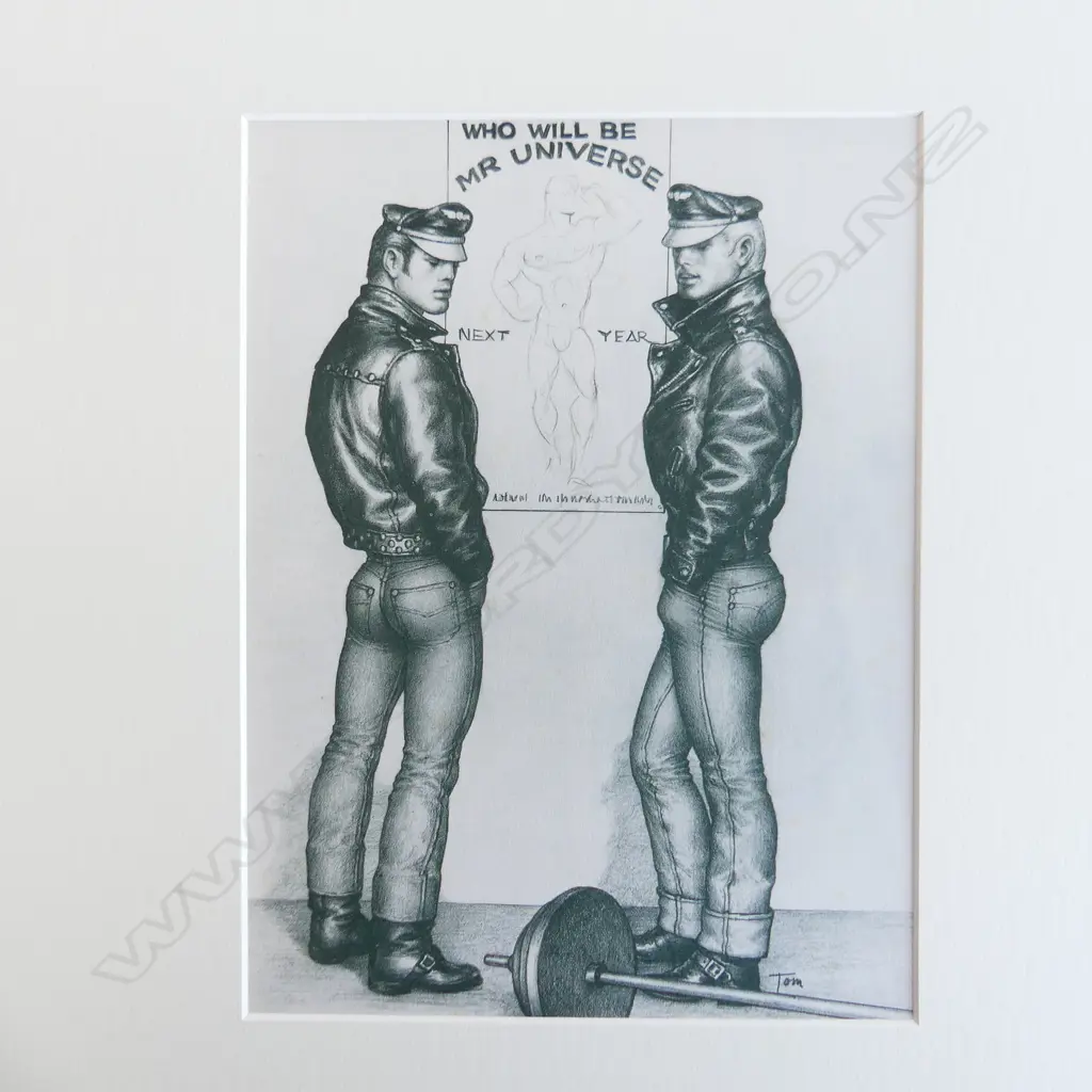 4 TOM OF FINLAND PRINTS; BIKERS ETC 270x200mm Image 1++