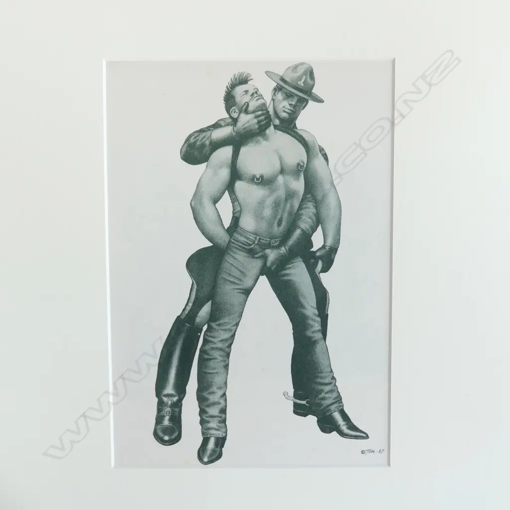 4 TOM OF FINLAND PRINTS; POLICEMEN ETC 270x200mm Image 1++