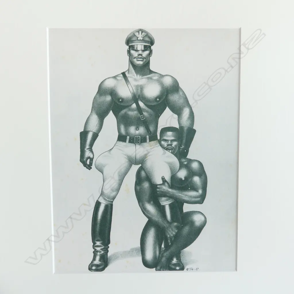 4 TOM OF FINLAND PRINTS; POLICEMEN ETC 270x200mm Image 1++