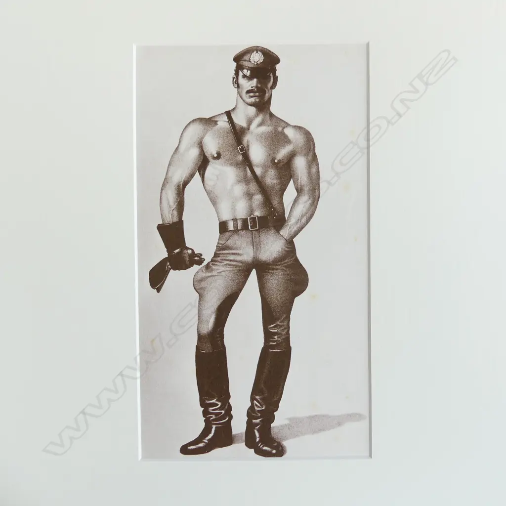4 TOM OF FINLAND PRINTS; POLICEMEN ETC 270x200mm Image 1++