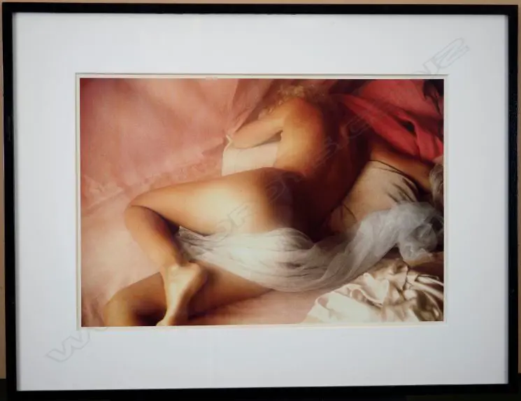 UNKNOWN NZ PHOTOGRAPHER, RECLINING NUDE, PHOTO PRINT, 280mm x 410mm Image 1++